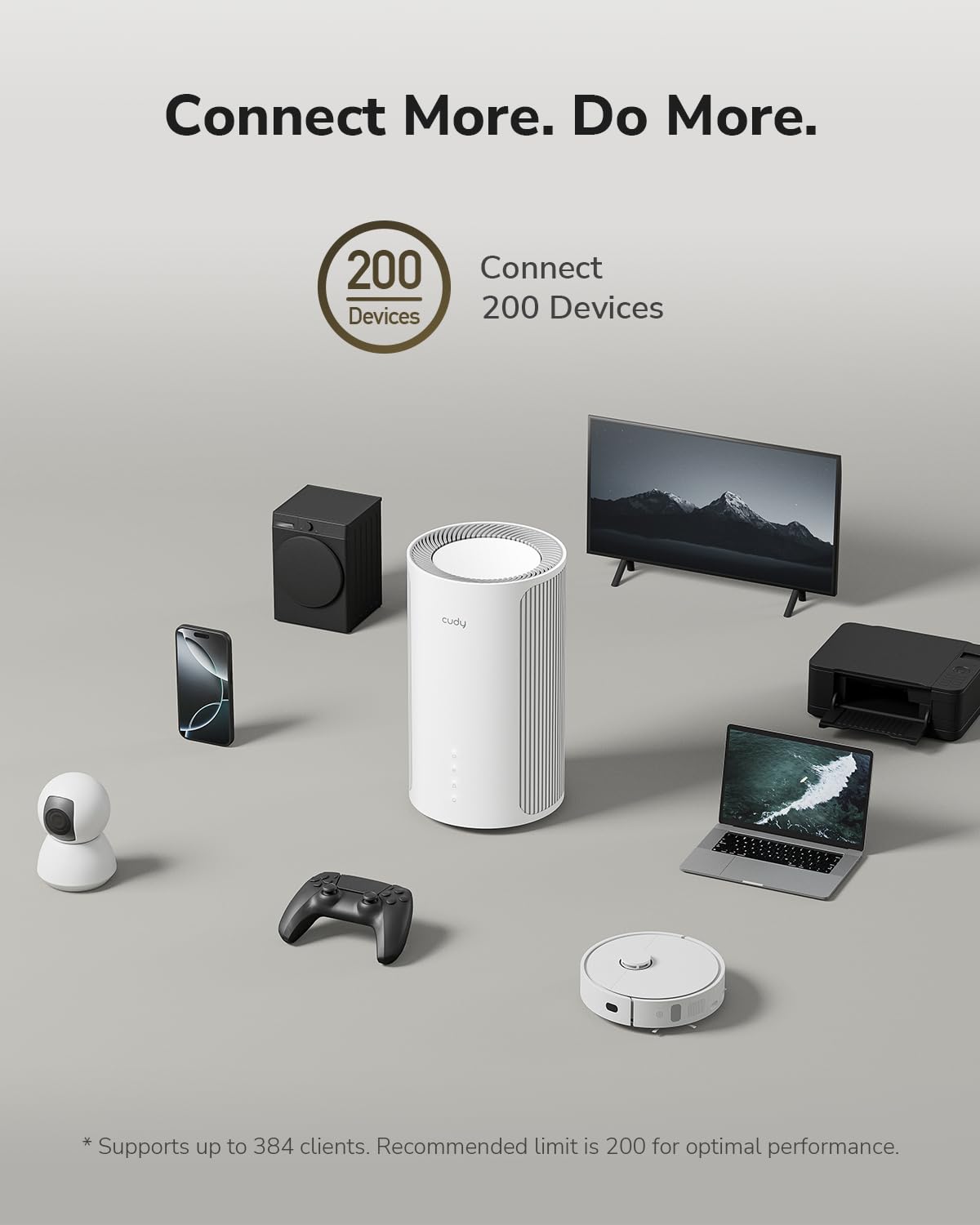 Cudy Tri-Band WiFi 7 BE11000 Whole Home Mesh System, 6-Stream 10 Gbps, 4 × 2.5G Ports, MU-MIMO, Multi-VPN, Cudy APP, Smart Internal Antennas, M11000 2-Pack - Image 8